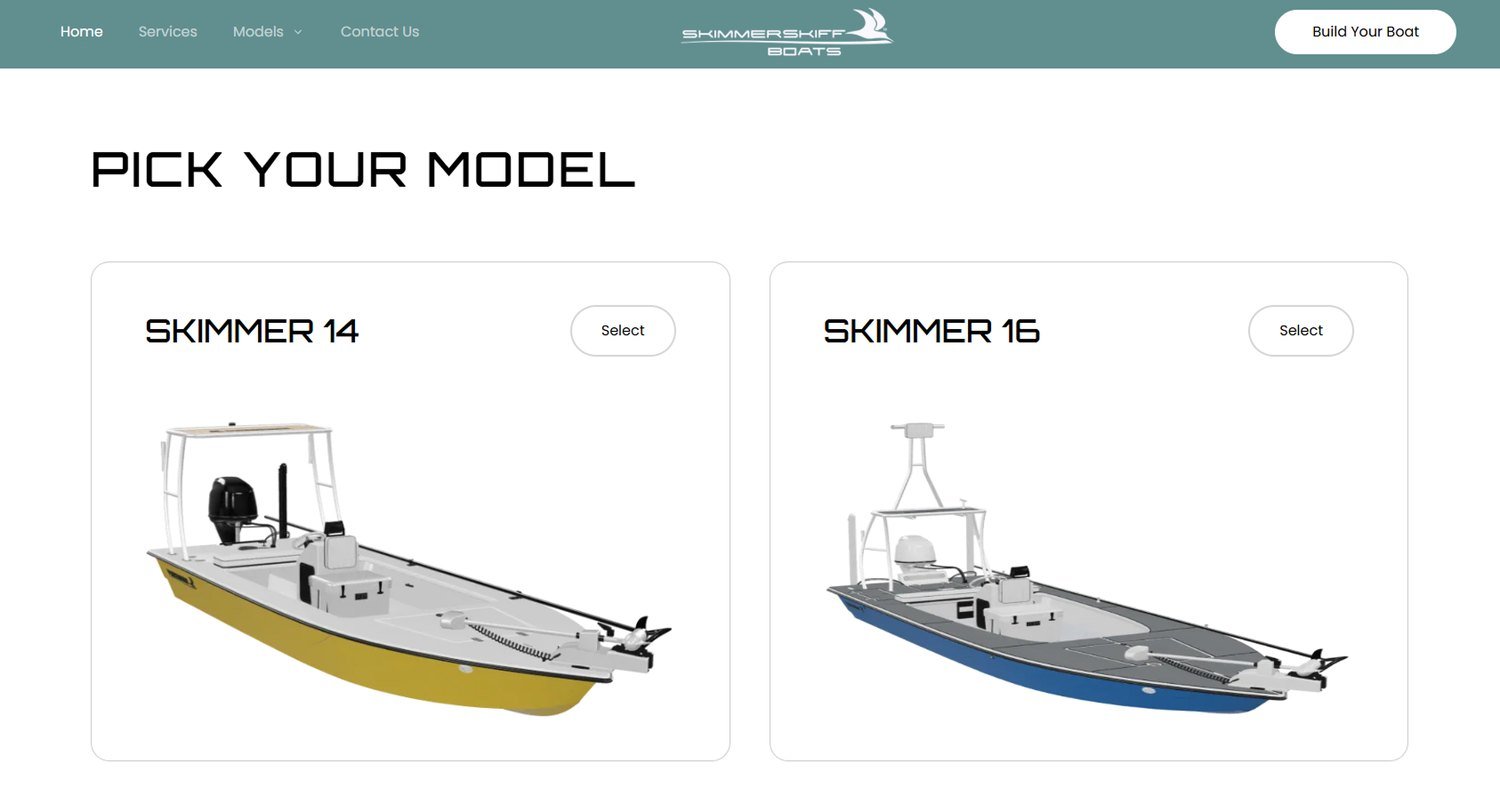 Skimmer Skiff &mdash; screen 1 of 3