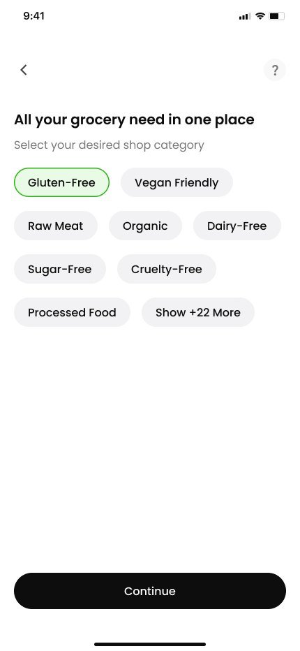 Grocery App — screen 8 of 30