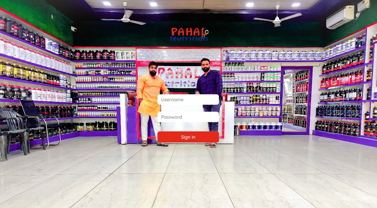 Pahal Nutrition &mdash; screen 1 of 2