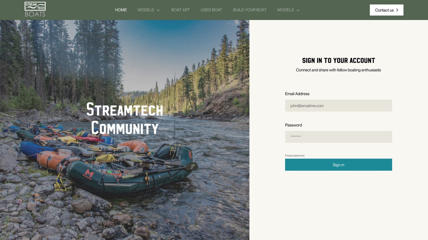 Stream Tech Community — screen 1 of 3